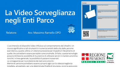 Videosorveglianza negli Enti Parco